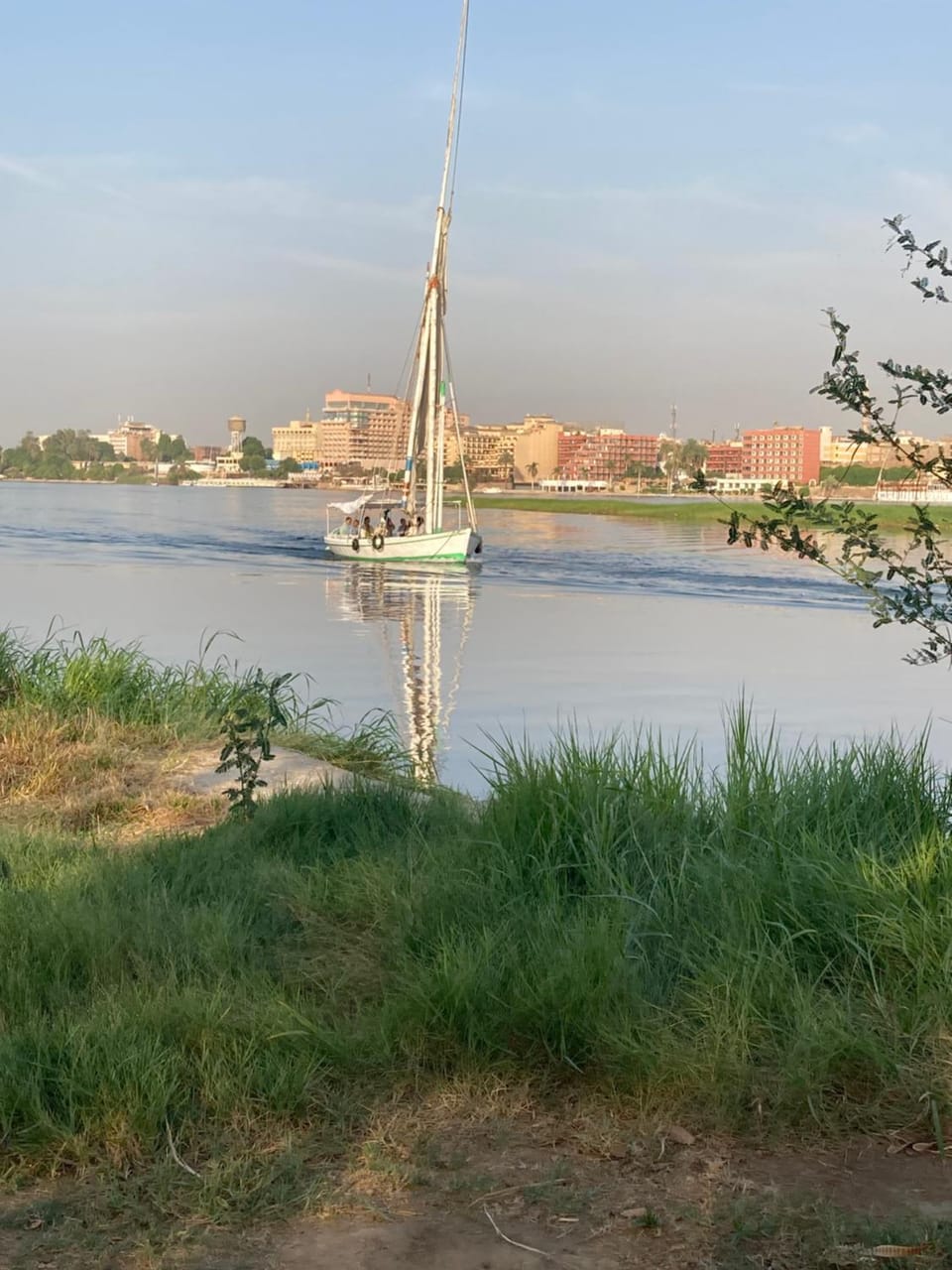 Elbess For Toursim Docked boat in Luxor