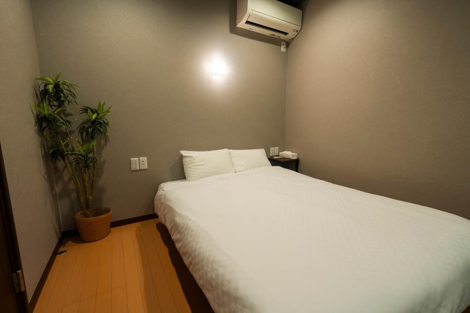 Bed, Photo of the whole room, Bedroom, air conditioner