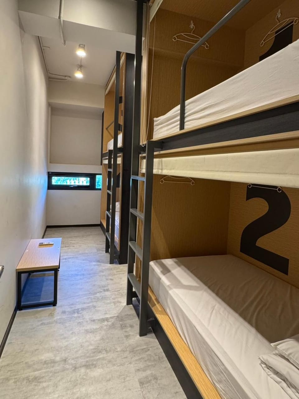 Photo of the whole room, bunk bed