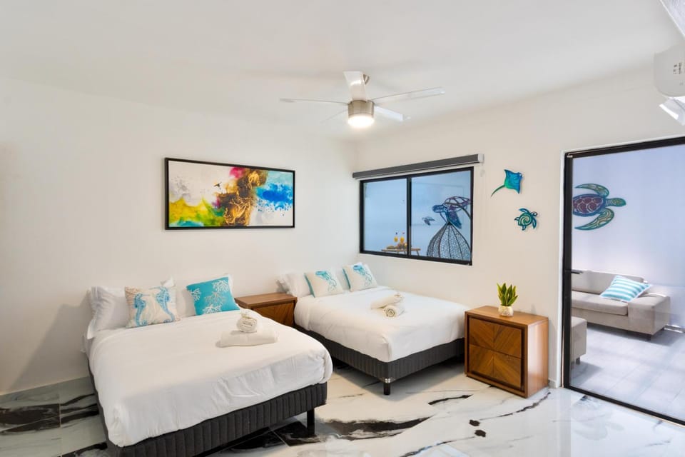 Luxury home-heated Pool-2bedroom House in Cancun
