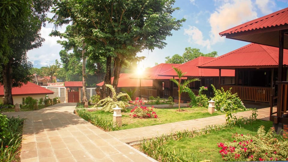 Property building, Garden view
