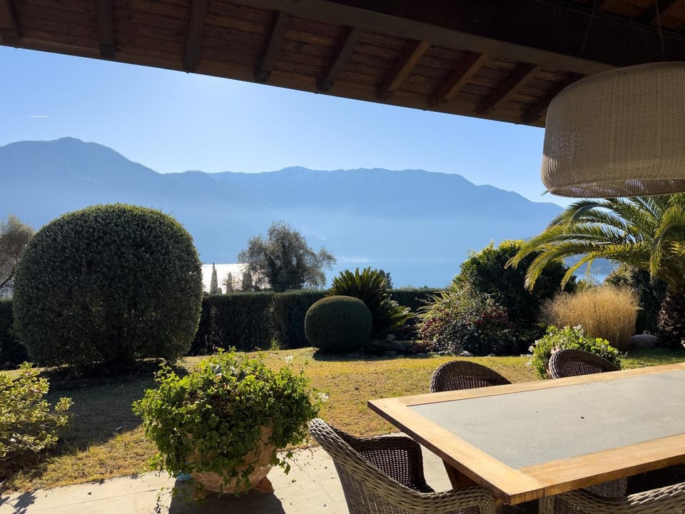 Spring, Day, Natural landscape, Garden, Garden view, Lake view, Mountain view