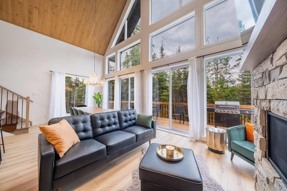 Spa & Sauna - Le Norvegien Chalet in Quebec