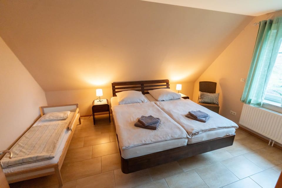 Property building, Living room, Bedroom