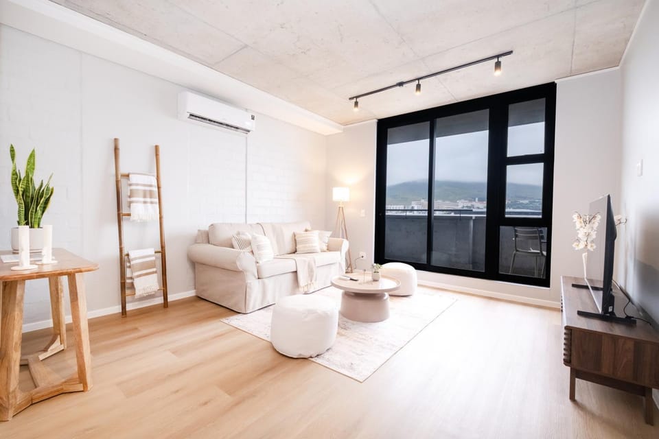 Living room, Seating area, air conditioner