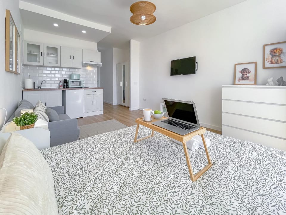 Communal lounge/ TV room, TV and multimedia, Kitchen or kitchenette, Bedroom, Communal kitchen, stove, air conditioner, air conditioner