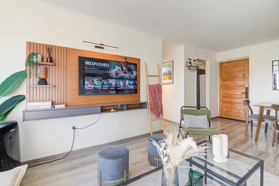 Unico. 7 pax. Ideal flia. Amplio. 3 dormitorios. Apartment in Providencia