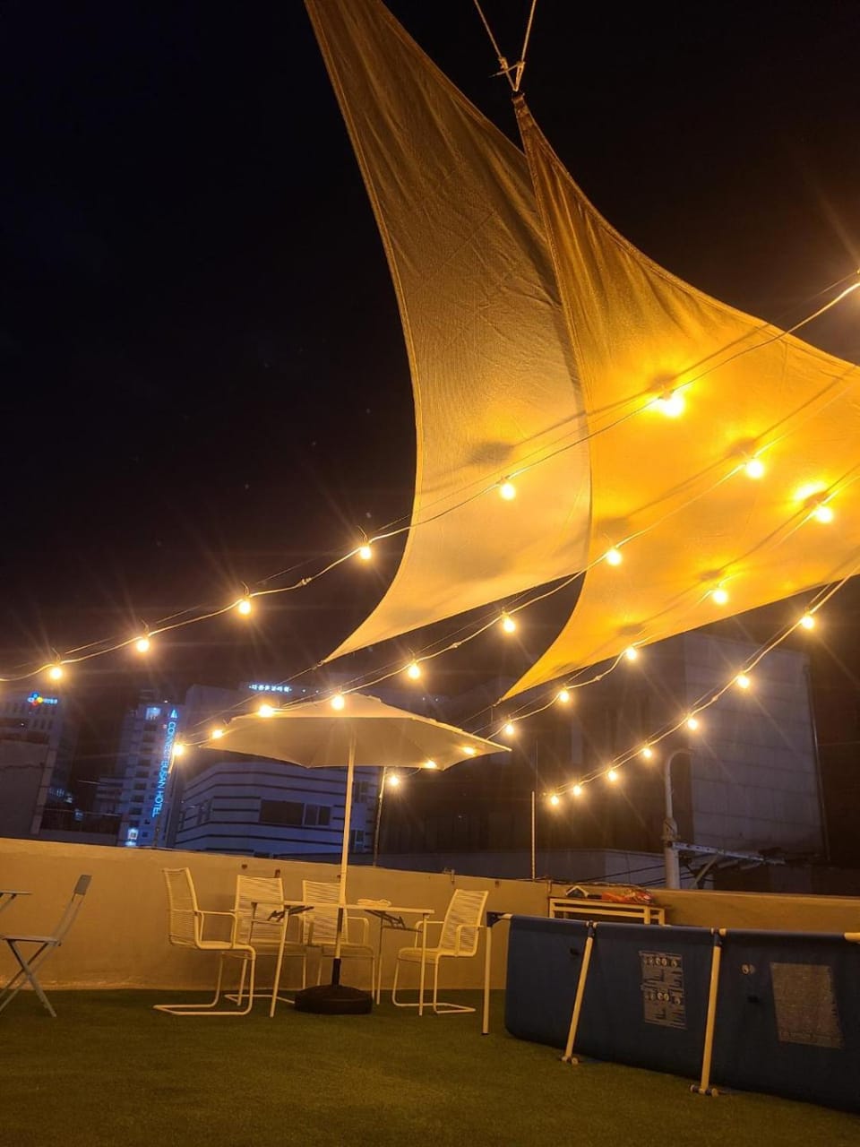 Property building, Night