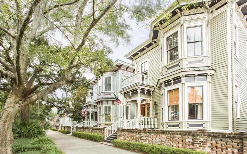 Three Sisters House by Lucky Savannah House in Savannah
