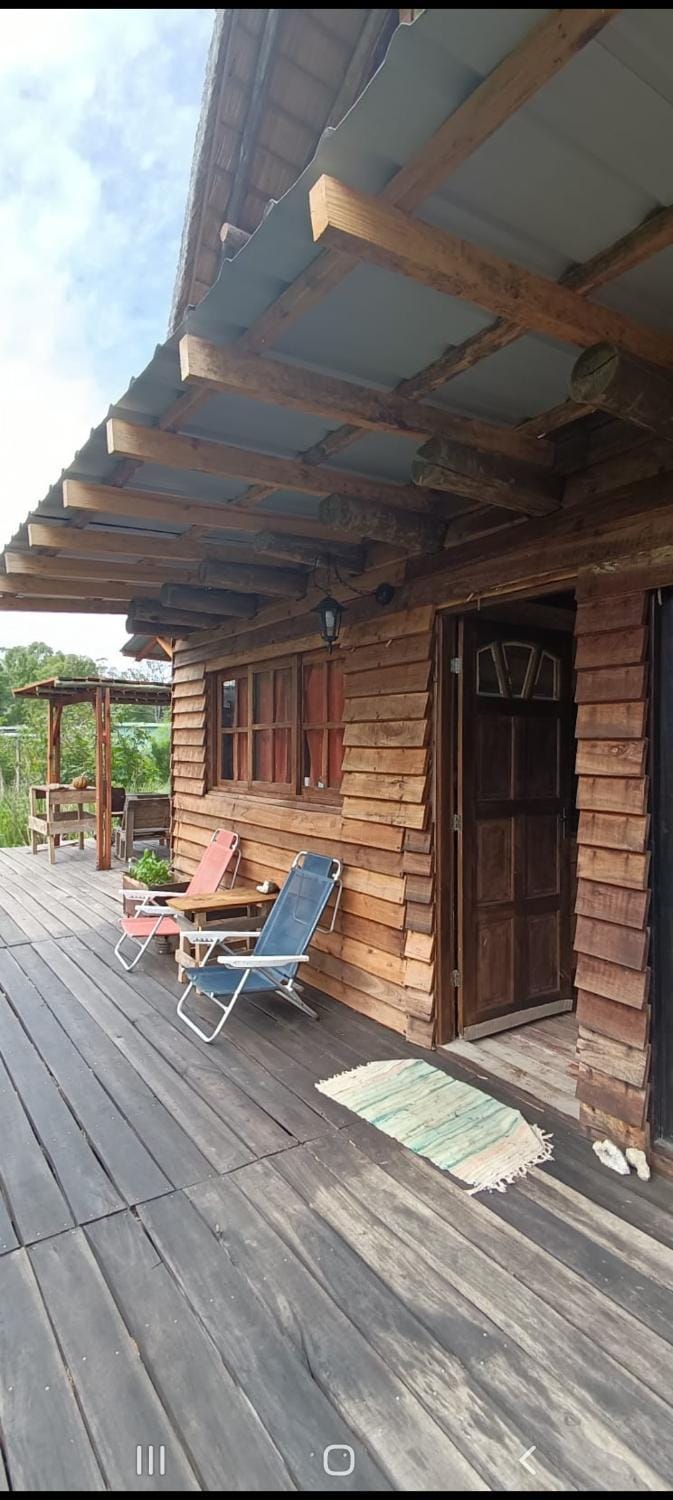A rustic-style cabin on the wetland Cabin in Maldonado Department, Uruguay