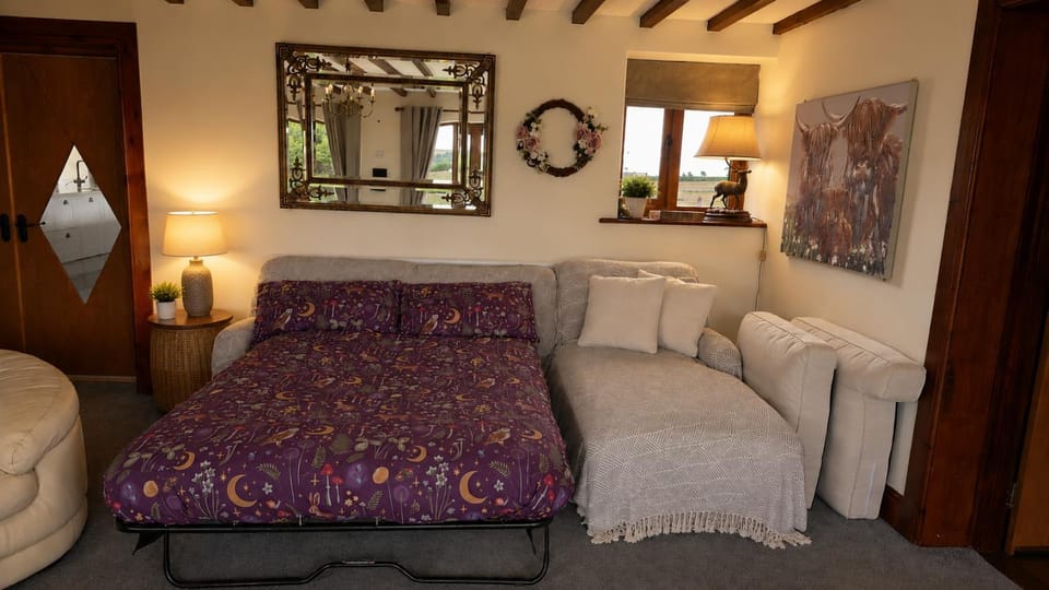 Bed, Living room
