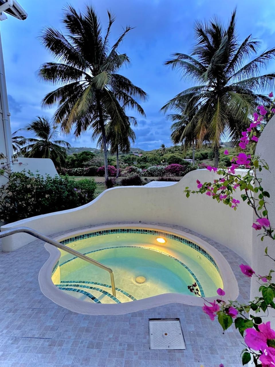 Day, Natural landscape, Garden, Garden view, Pool view, Swimming pool