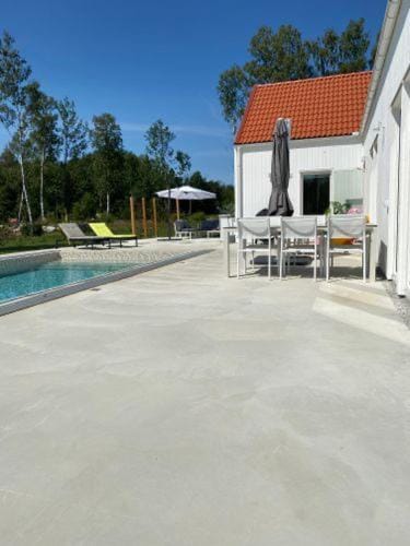 Patio, Day, Pool view, Swimming pool