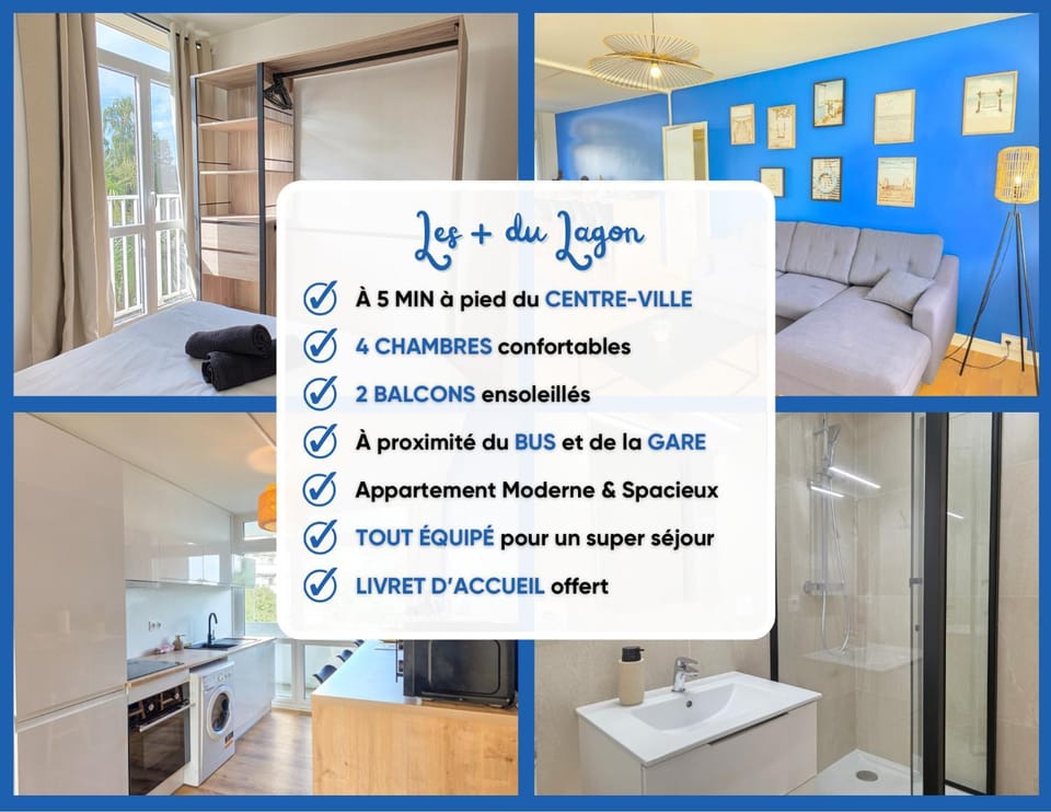 Le Lagon, Moderne, Parking & Proche du Centre Apartment in Brittany