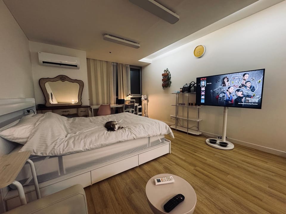 Communal lounge/ TV room, Bed
