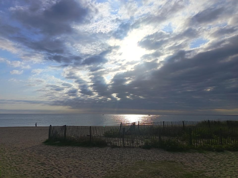 Natural landscape, Beach, Sea view, Sunrise, Sunset