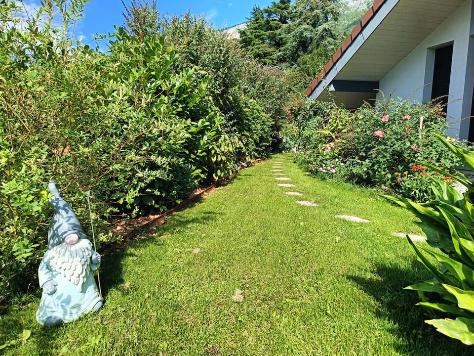Property building, Garden, Garden view
