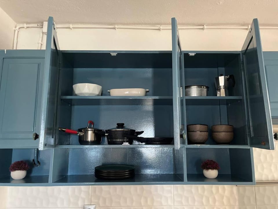 Kitchen or kitchenette, wardrobe