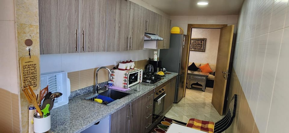 Bel et spacieux appartement de 3 chambres et salon à louer à Salé Tabriquet Apartment in Rabat-Salé-Kénitra