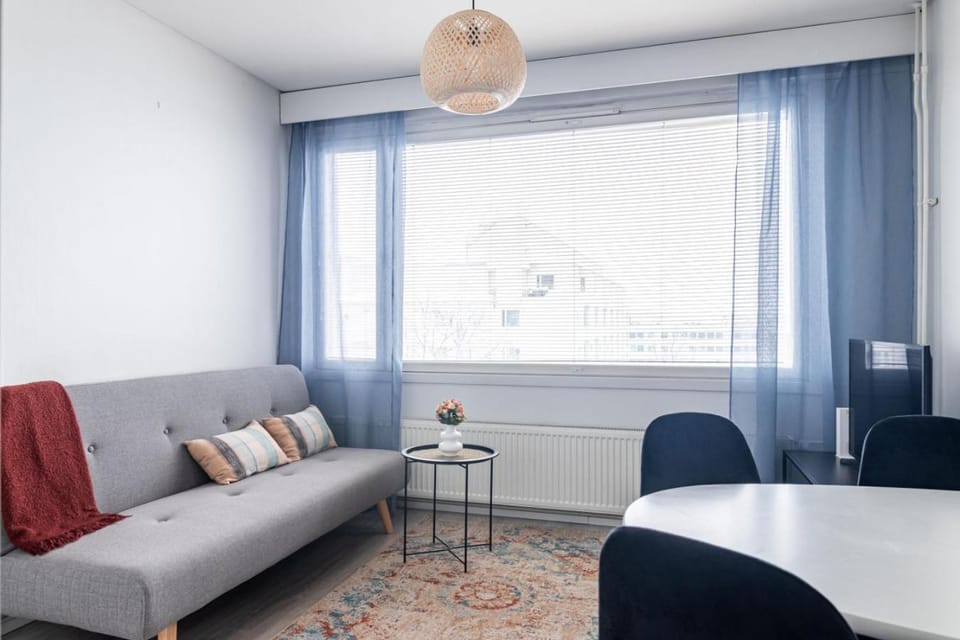 1BR Apartments next to Railway Station, Free Parking, Balcony Apartment in Finland