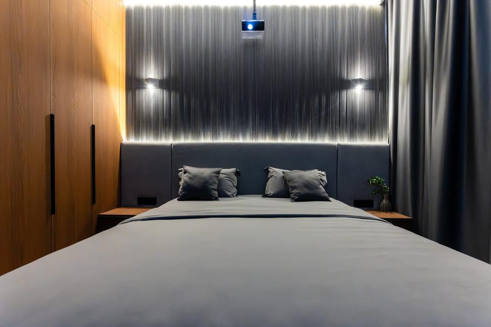 Bed, Bedroom, wardrobe