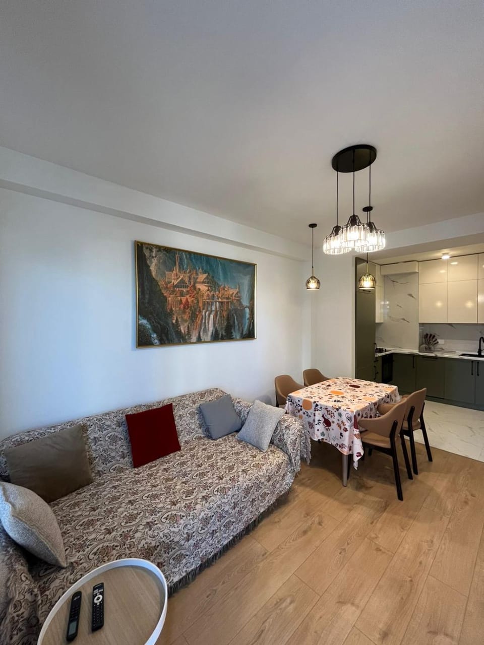Living room, Seating area, Dining area