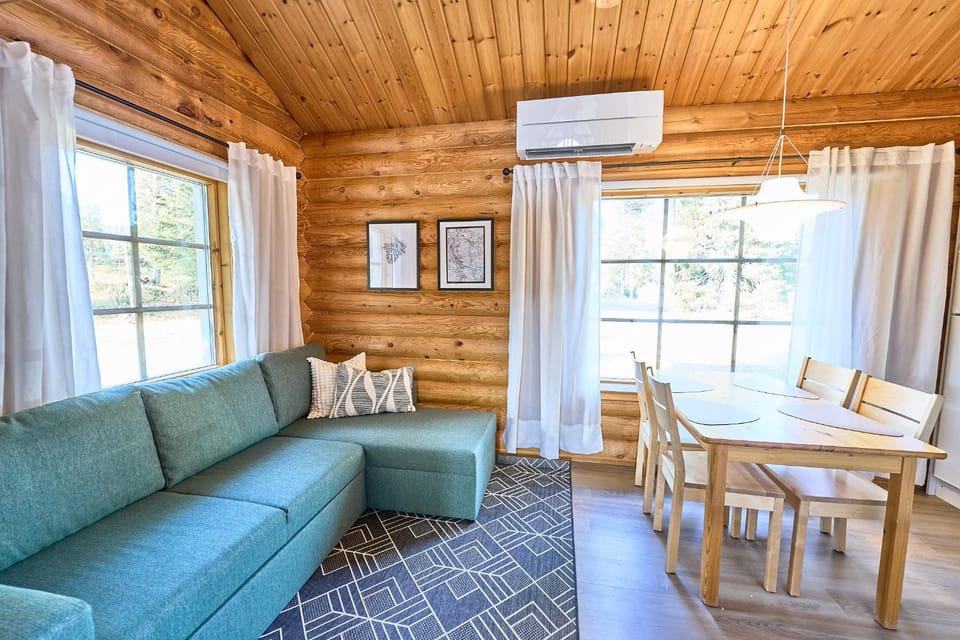 Living room, Dining area, air conditioner