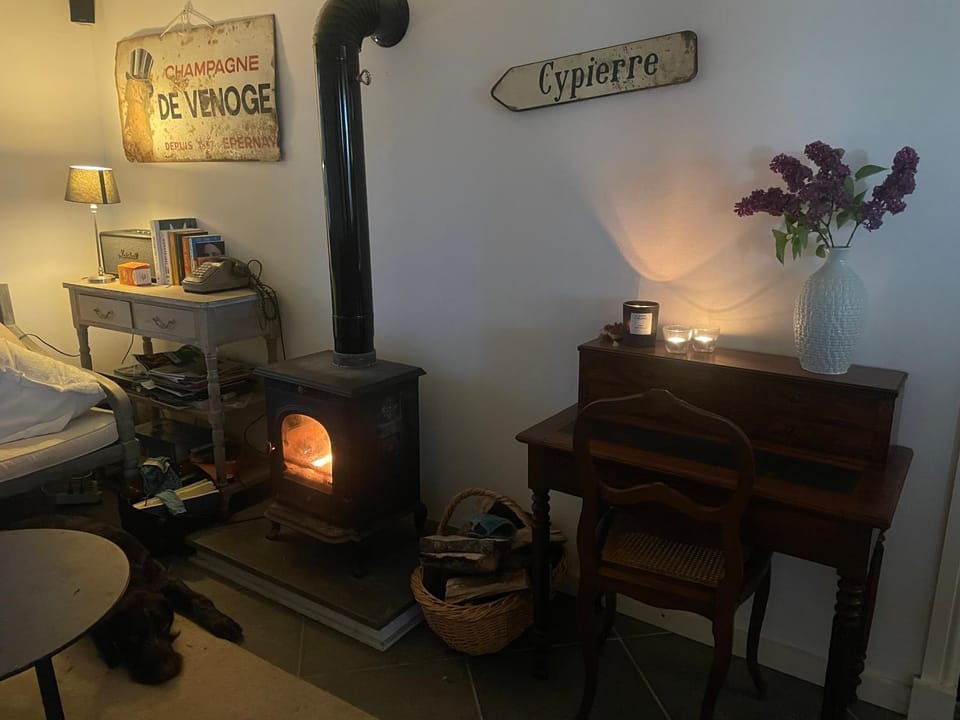Seating area, heating