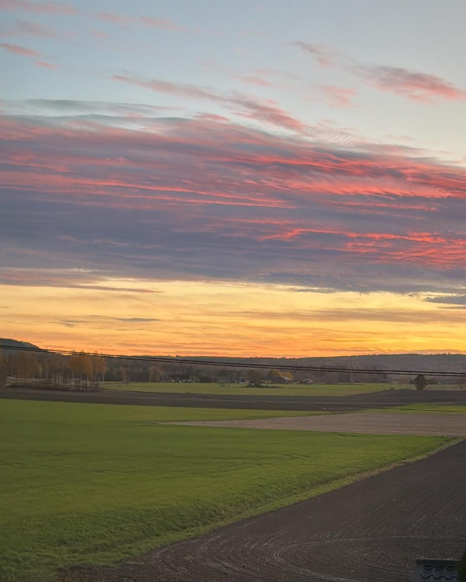 Natural landscape, Sunset