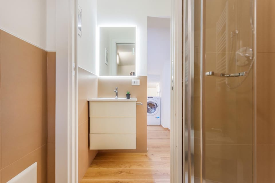Shower, Bathroom, washing machine