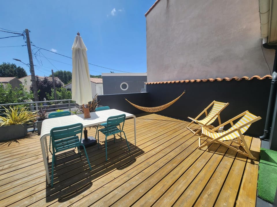 Property building, Patio