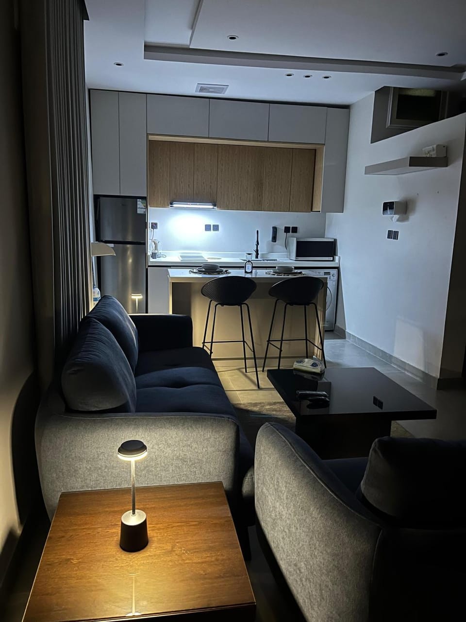 Living room, Seating area, Dining area