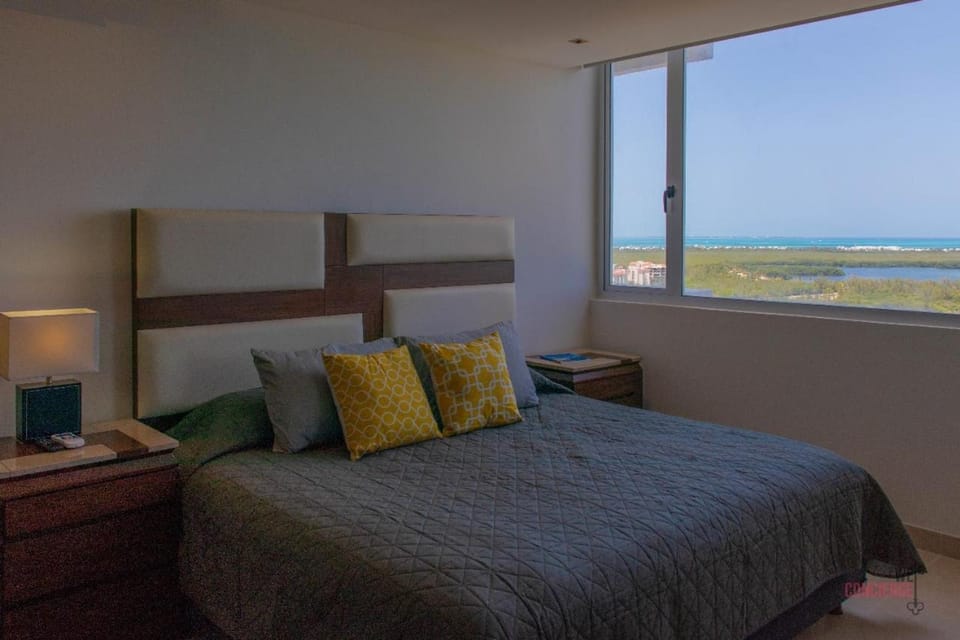 Condo Blue Lagoon Cancun-Espectacular Vista Apartment in Cancun