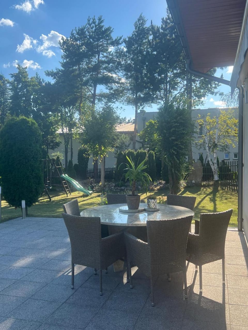 Patio, Spring, Day, Garden, Garden view