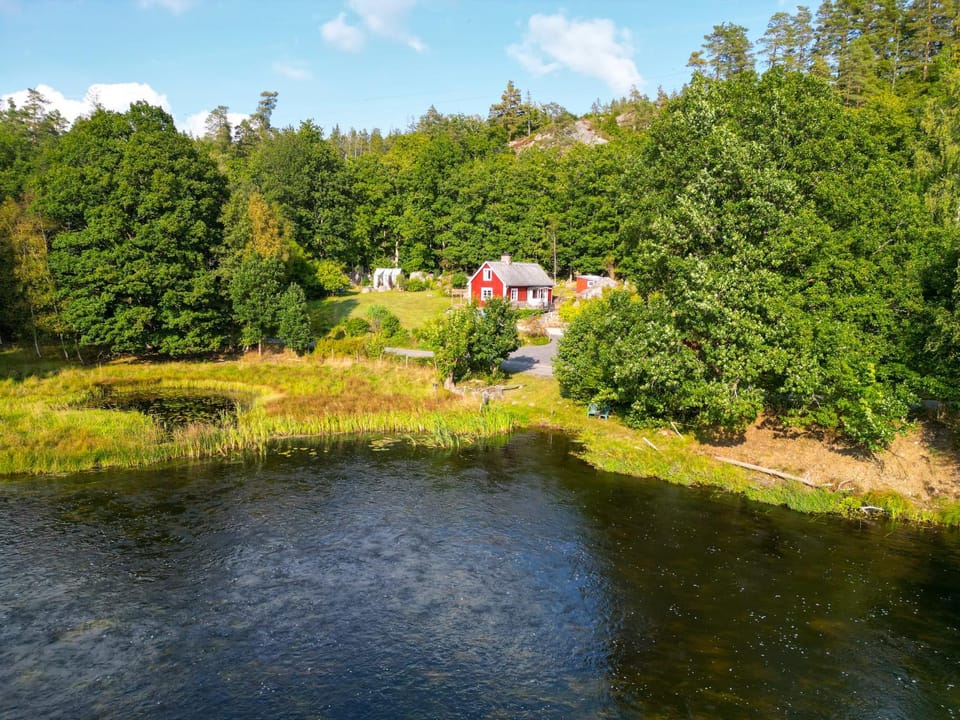 Property building, Day, Natural landscape, River view