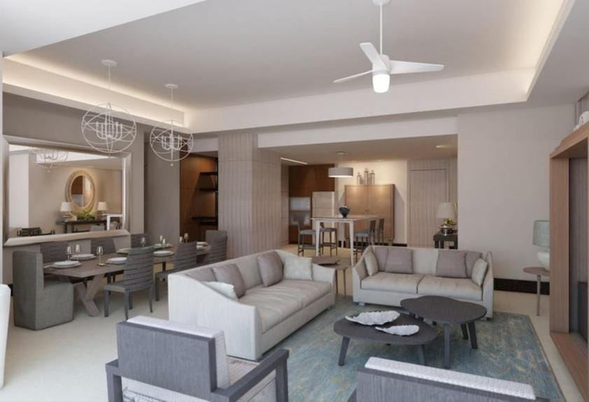 Living room, Dining area