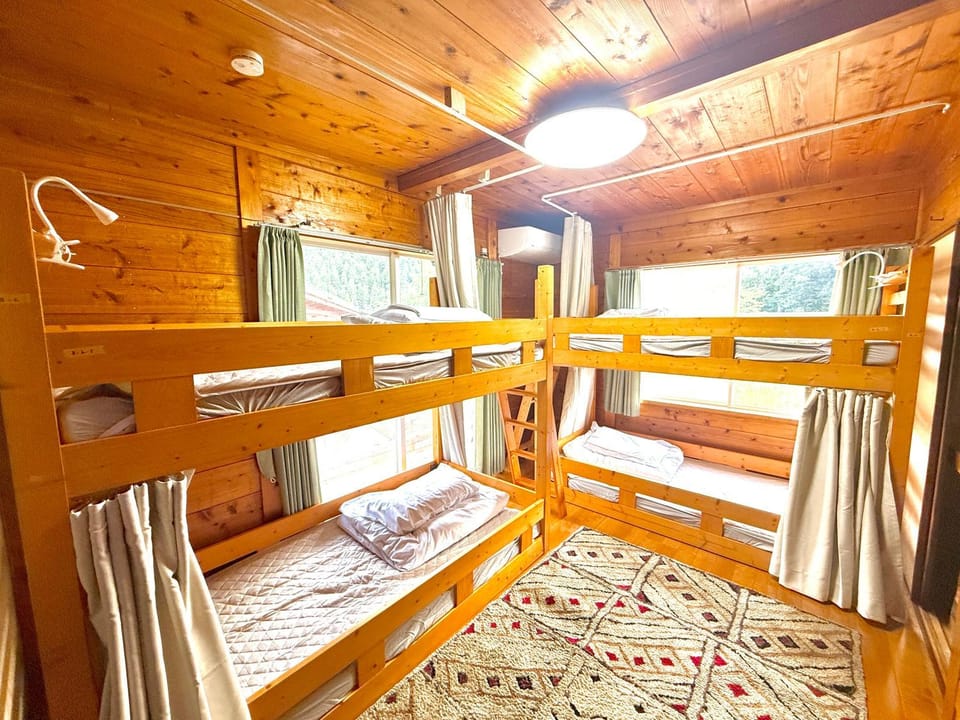 Photo of the whole room, bunk bed