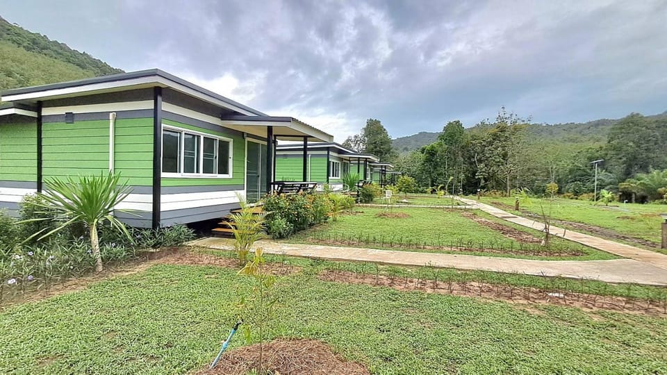 Property building, Garden view