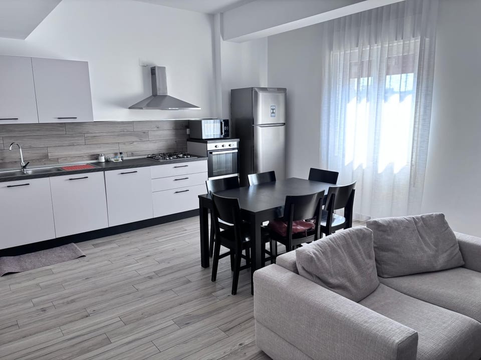 Kitchen or kitchenette, Seating area, Dining area, dishwasher, oven, stove