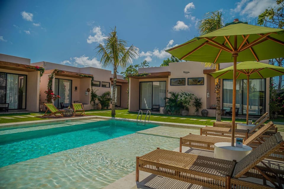 Garden, Pool view, Swimming pool, sunbed