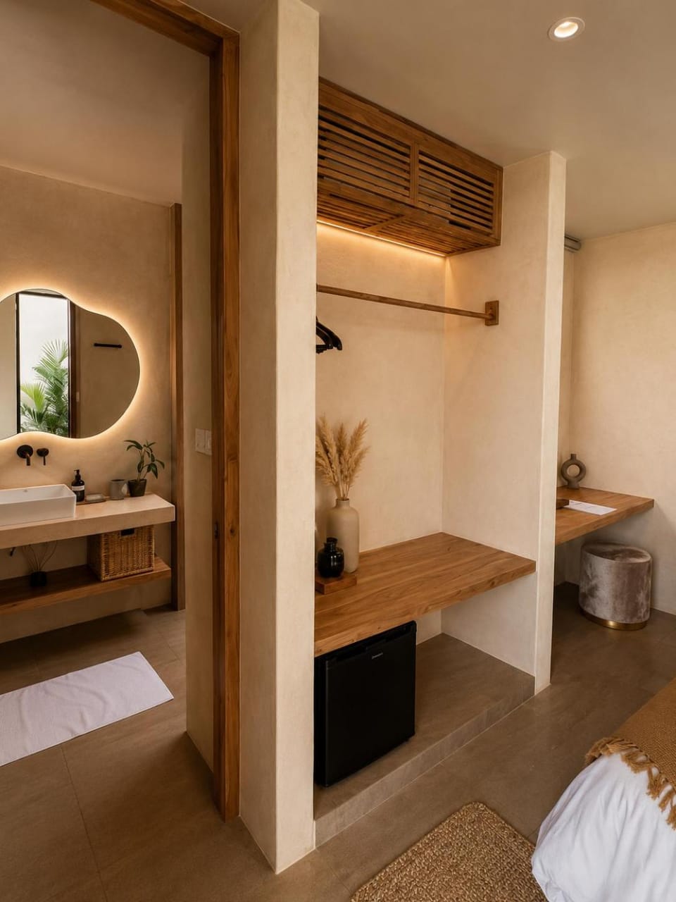 Bathroom, Bedroom