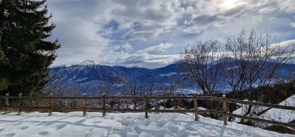 Natural landscape, Winter, Mountain view