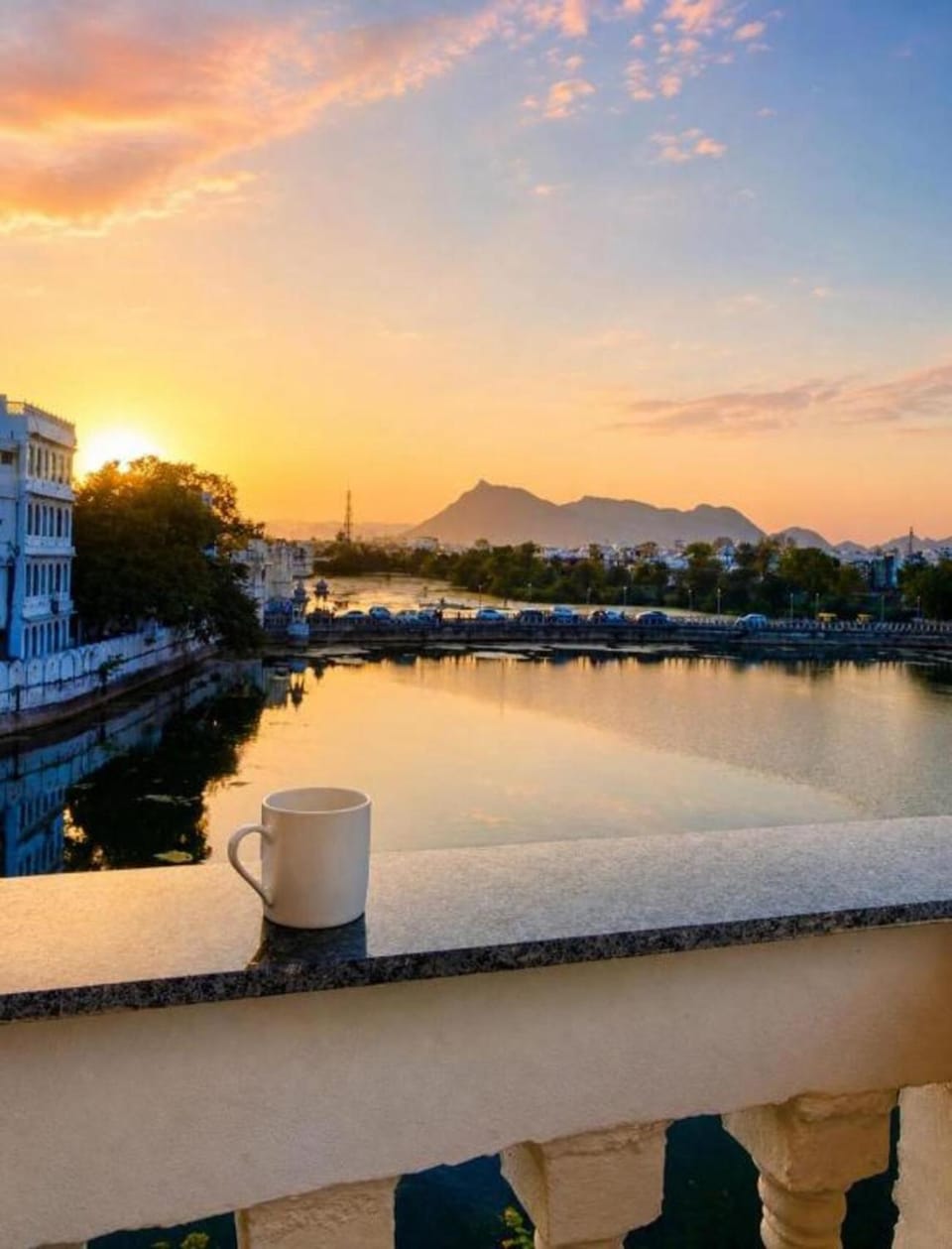 Day, Lake view, Mountain view, Sunrise, Sunset