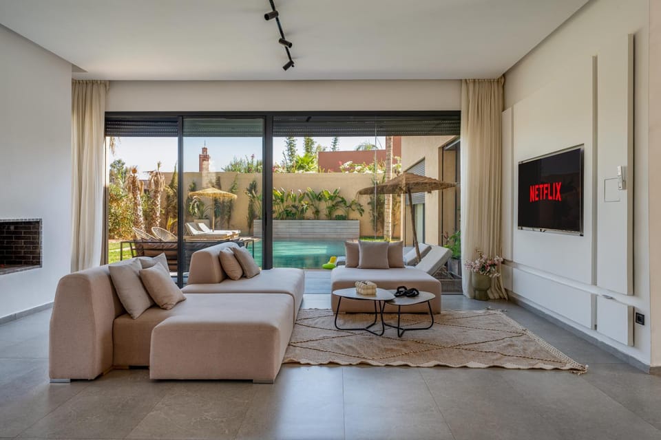 Splendid Villa - Waterpark - Heated Pool - Hammam - Football - Volleyball Villa in Marrakesh-Safi