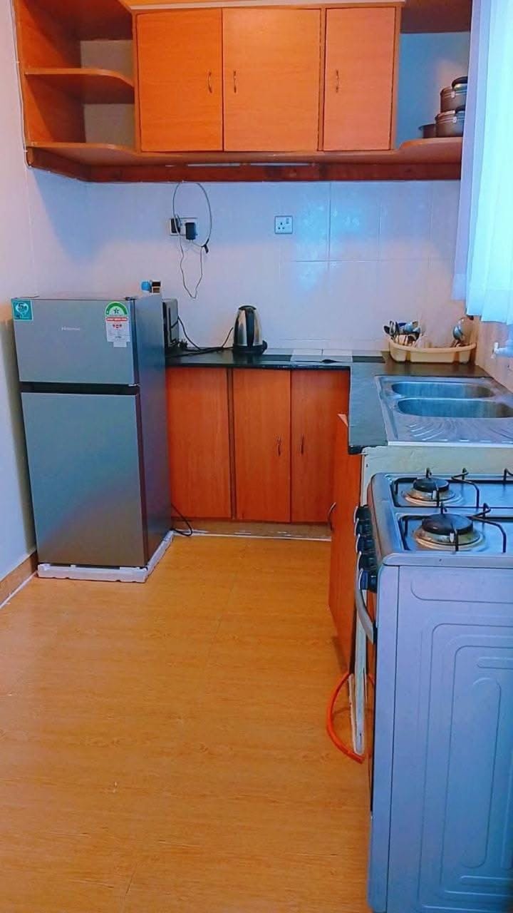 Kitchen or kitchenette, oven, stove