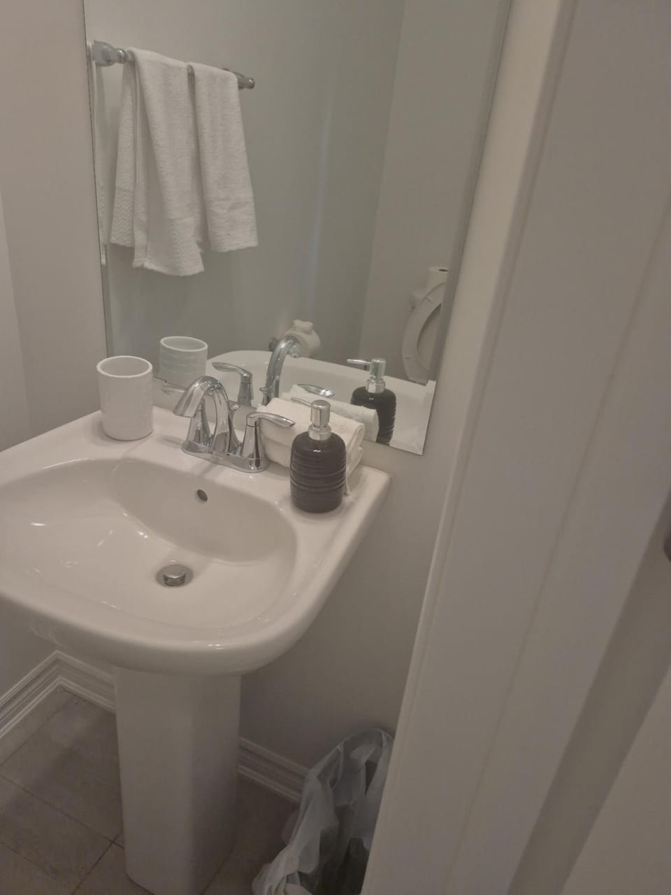 Bathroom, towels