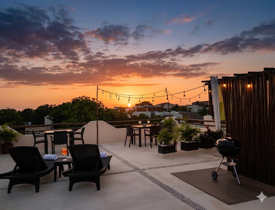 BBQ facilities, Solarium, Balcony/Terrace