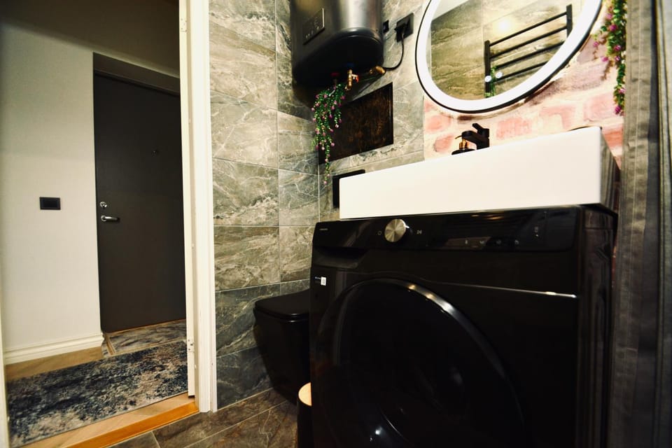 Shower, Toilet, Decorative detail, washing machine