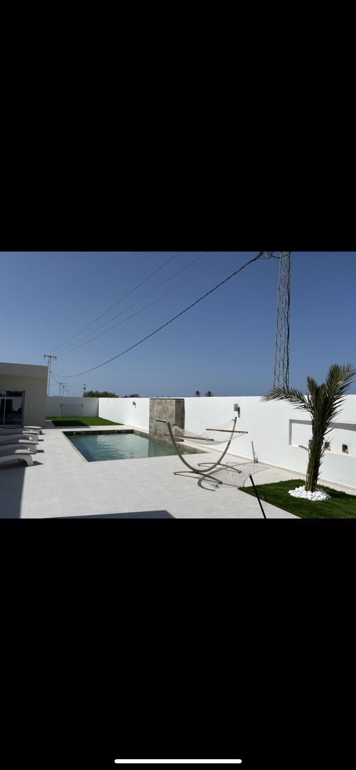 Villa familiale piscine privée Djerba Villa in Tunisia
