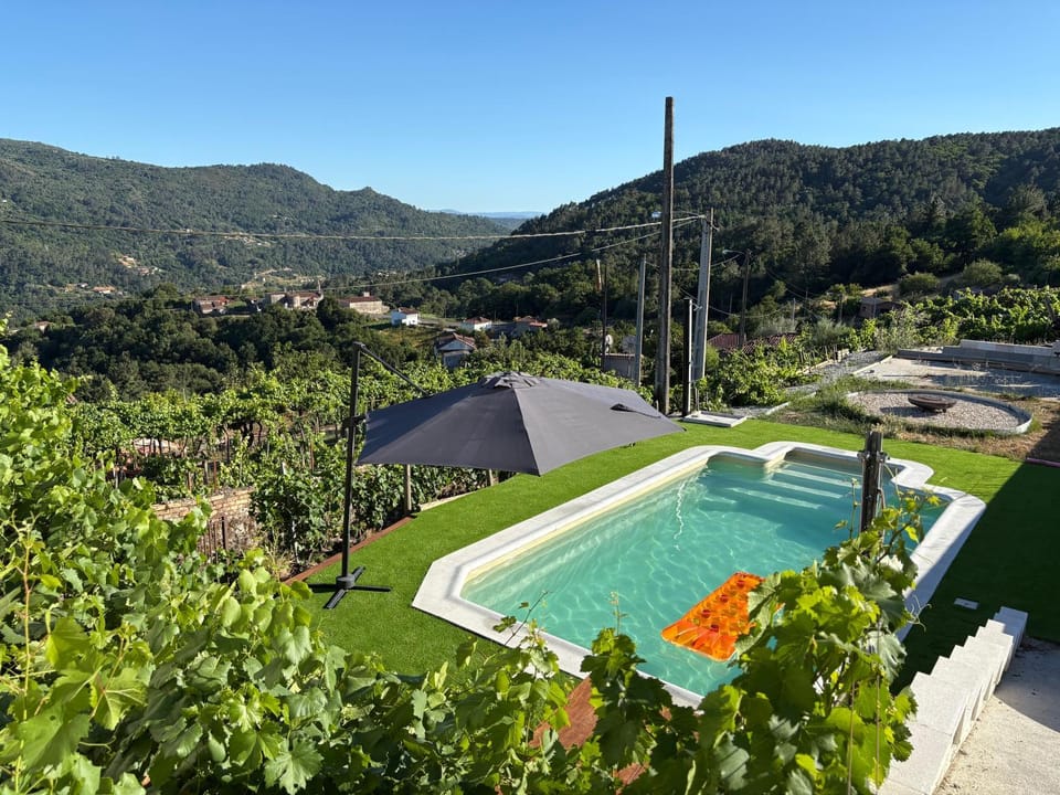 Day, Natural landscape, Garden, Mountain view, Pool view, Swimming pool